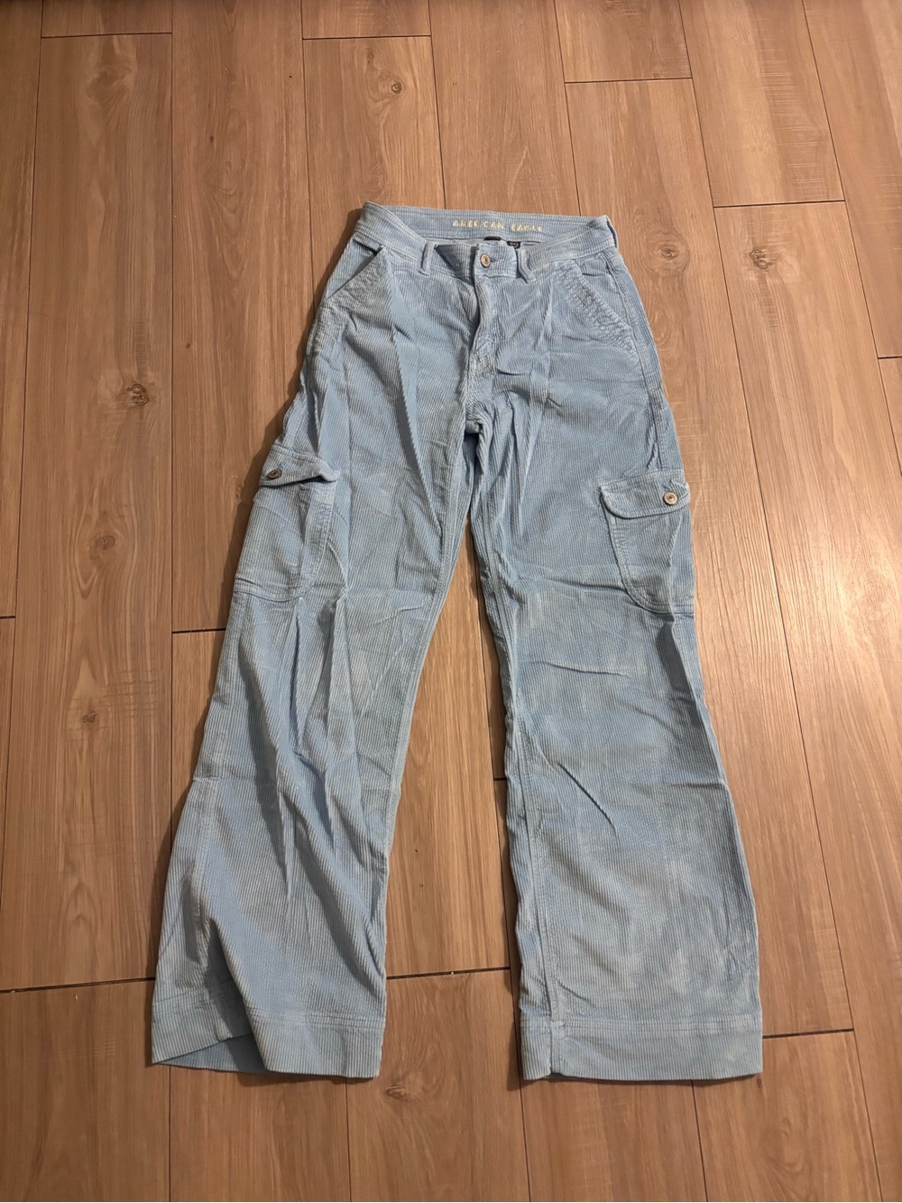 American Eagle Outfitters Light Blue Corduroy Pants